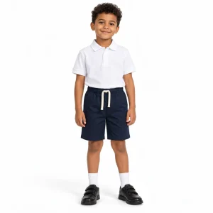 Navy Blue Shorts — model view