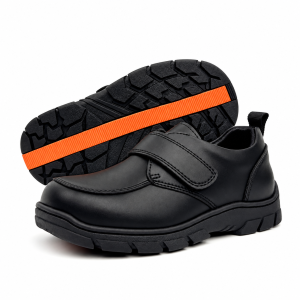 Black Strap School Shoes