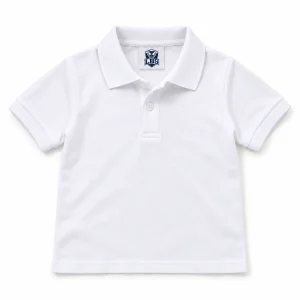 White Short Sleeve Polo